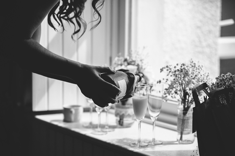 mariage boho chic verres