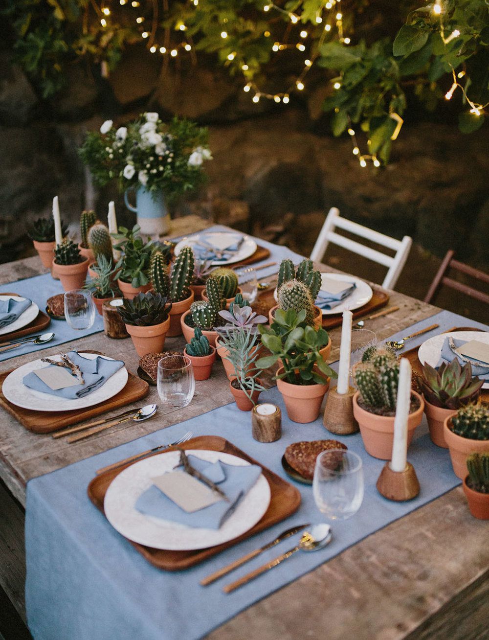 tendance mariage cactus centre de table
