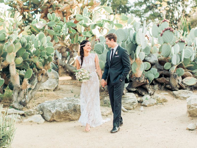 tendace mariage cactus mariés