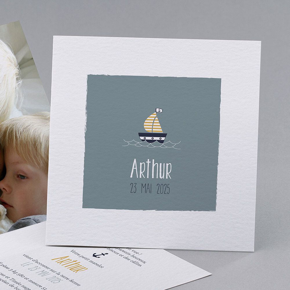 theme marin faire part naissance 3