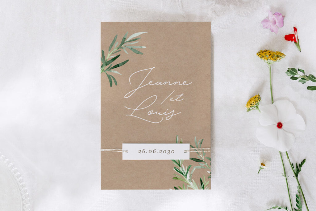Faire-part de mariage Tuscany